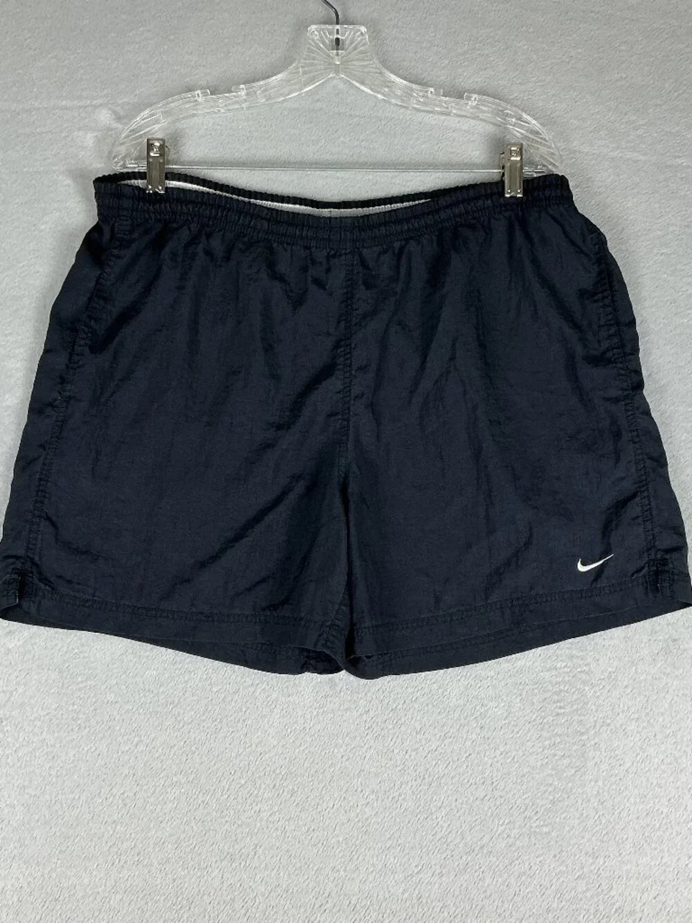 Nike Shorts Women's Large Black Lined Drawstring Waist Active Outdoor Running.